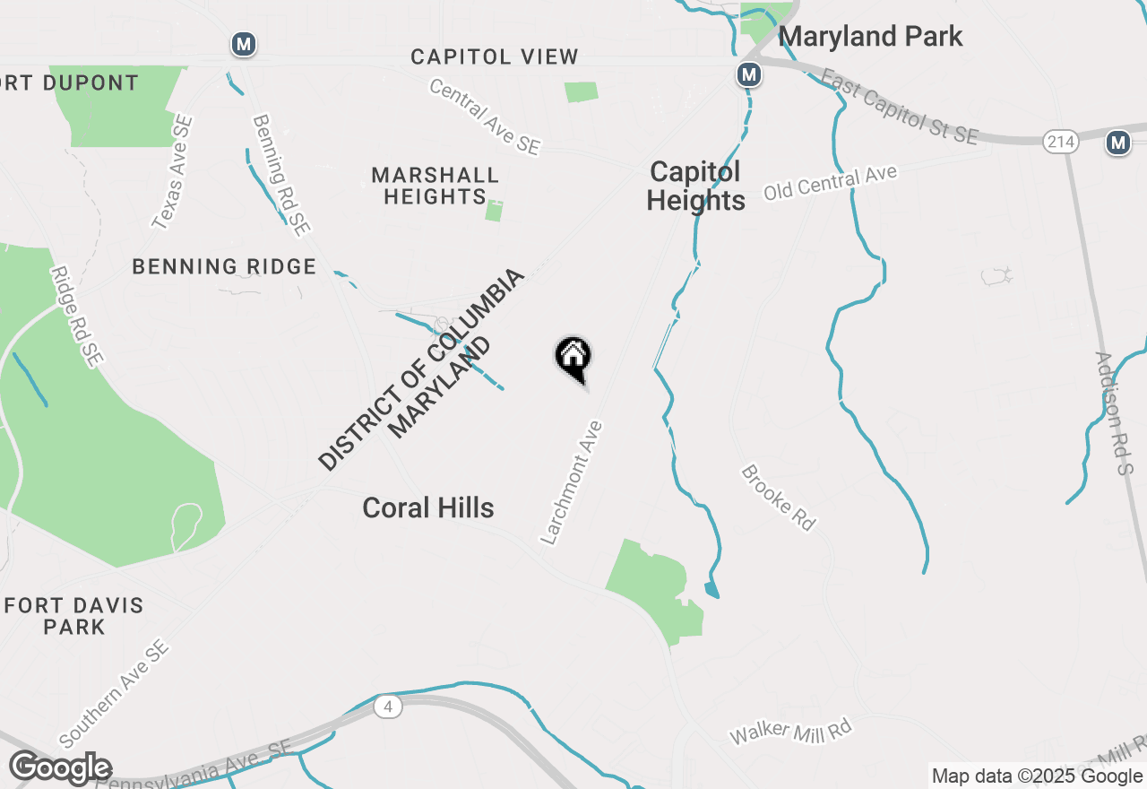 Map of 4916 Fable Street, Capitol Heights, MD 20743
