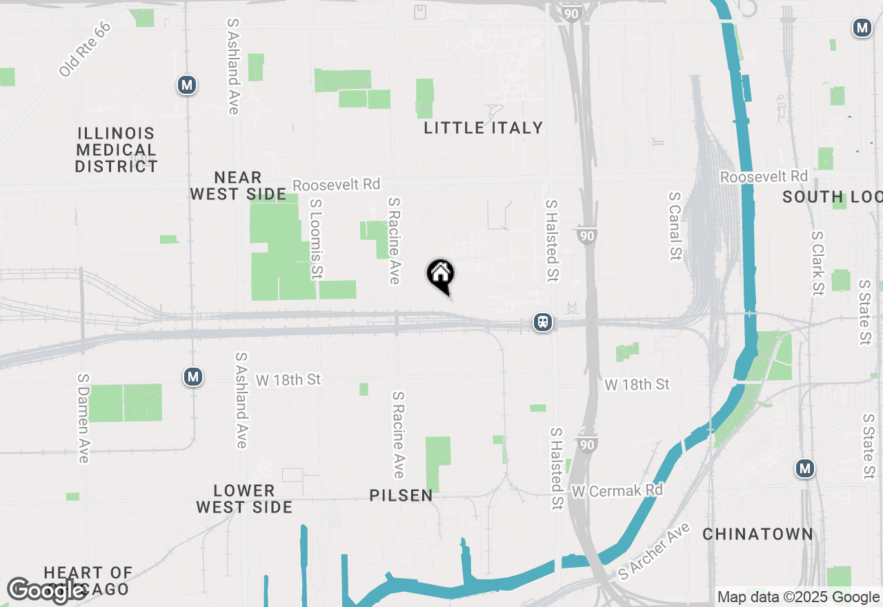 Map of 1071 W 15th Street #249, Chicago, IL 60608