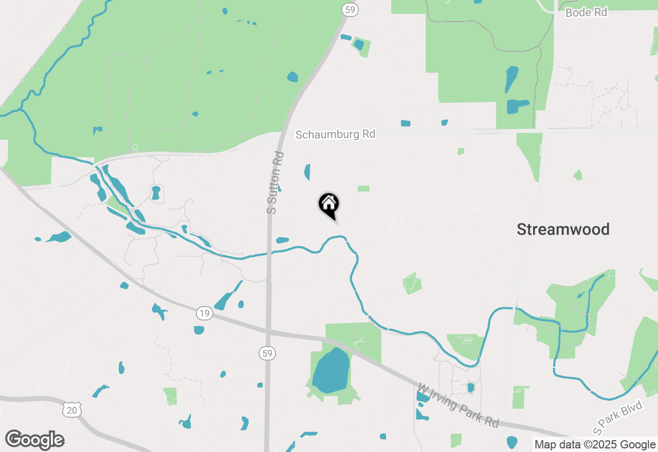 Map of 308 Emerald Drive, Streamwood, IL 60107