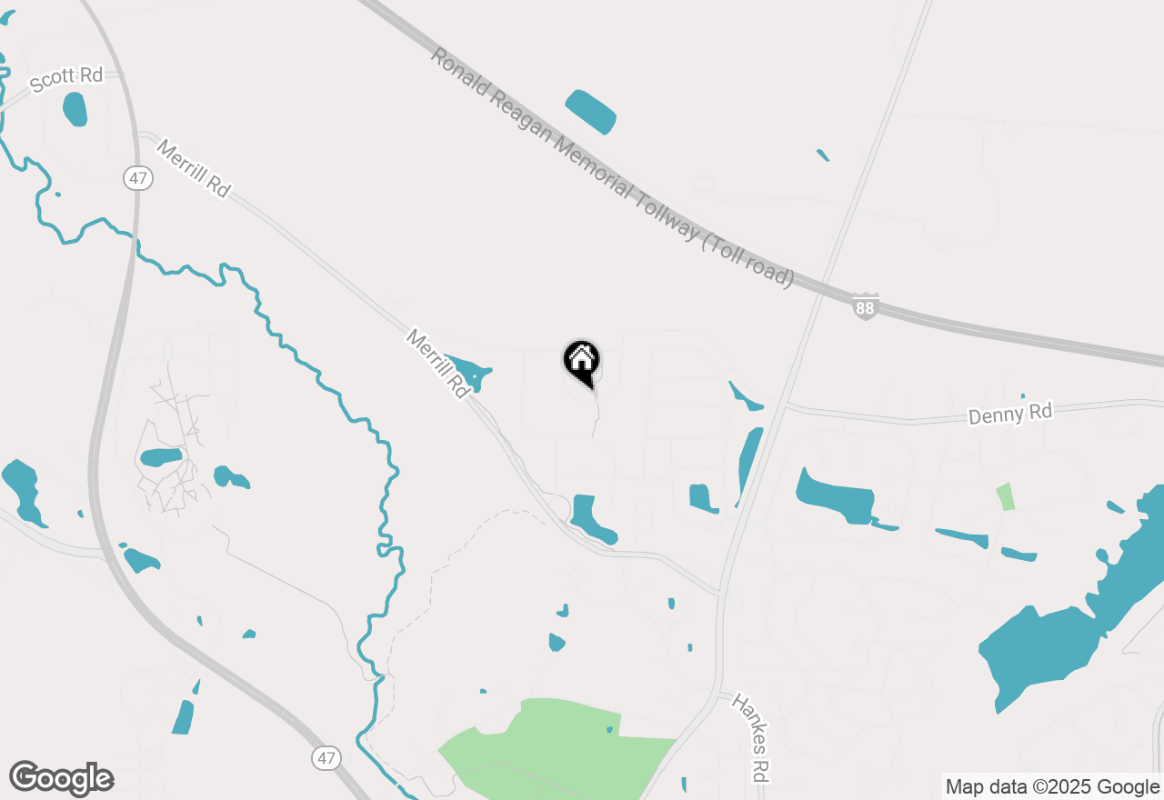 Map of 1044 Redbud Lane, Sugar Grove, IL 60554