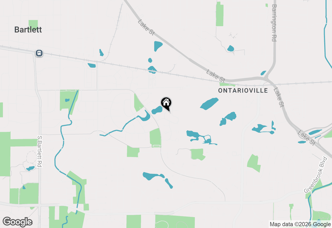 Map of 879 Lakeside Drive, Bartlett, IL 60103