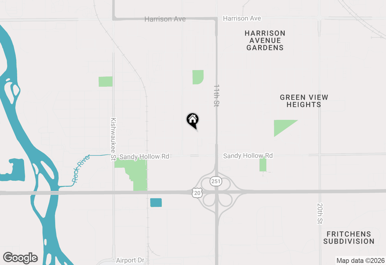 Map of 3234 Bildahl Street, Rockford, IL 61109