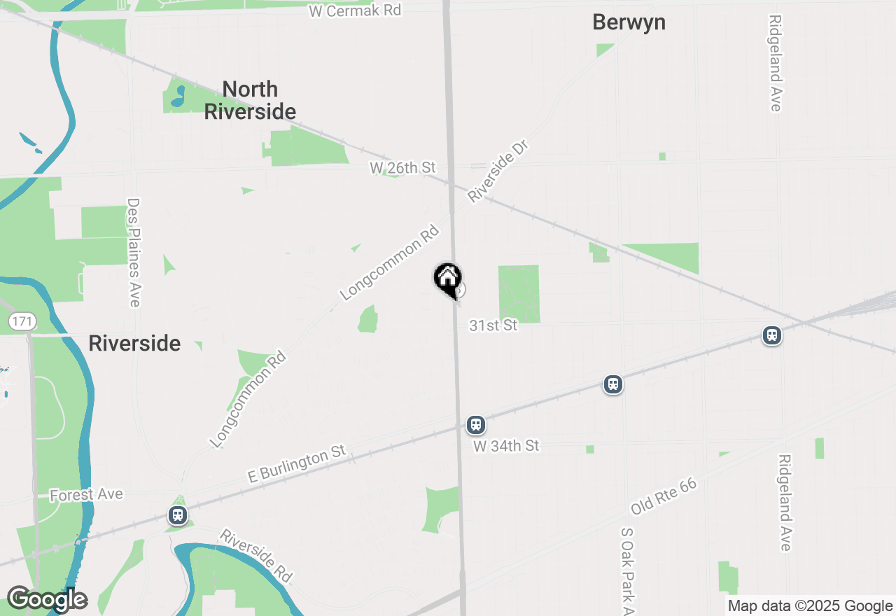 Map of 3024 Harlem Avenue #3, Riverside, IL 60546