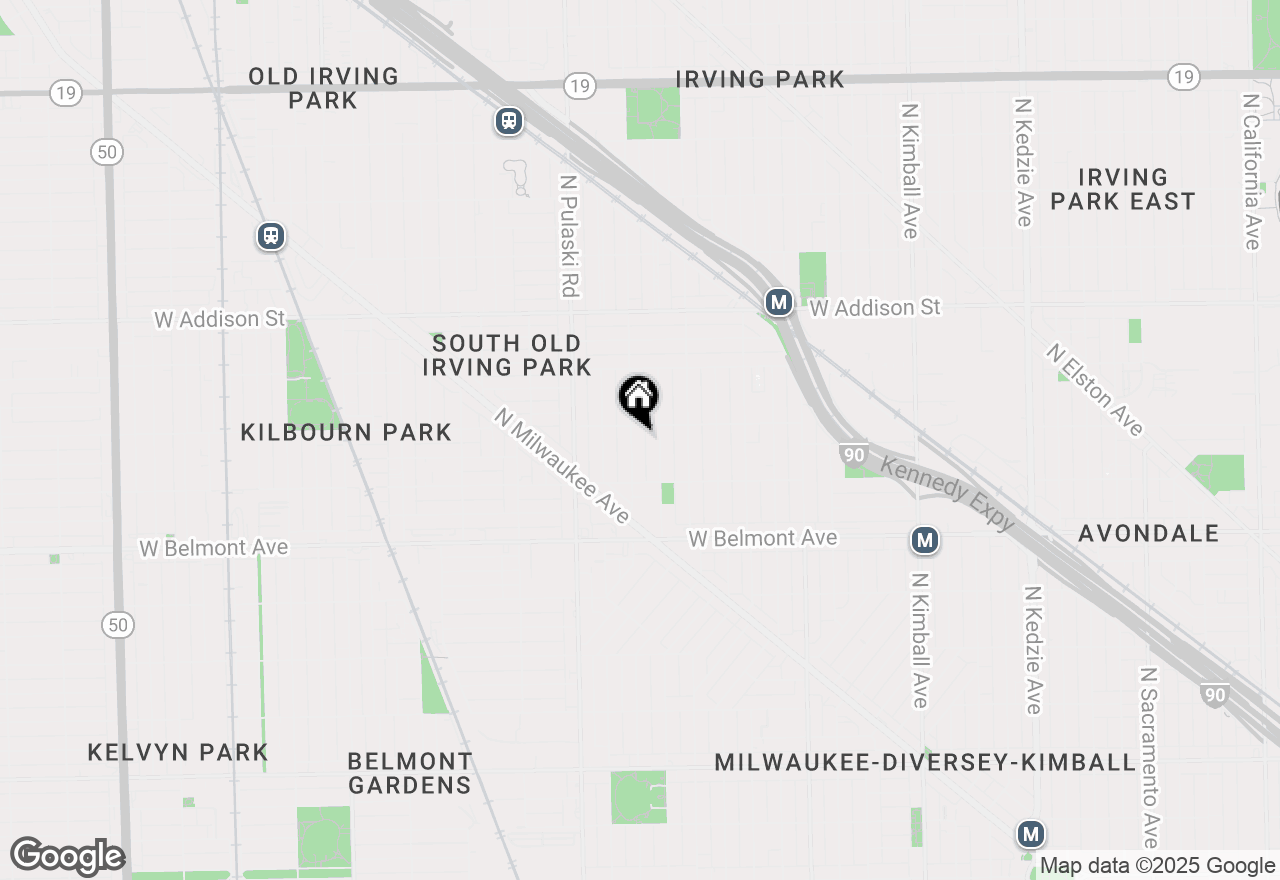 Map of 3345 N Springfield Avenue, Chicago, IL 60618