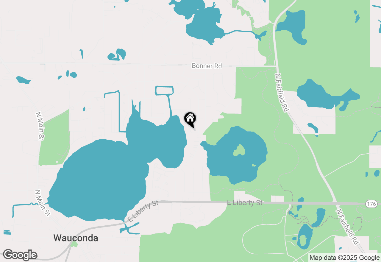 Map of 709 Lake Shore Drive, Wauconda, IL 60084