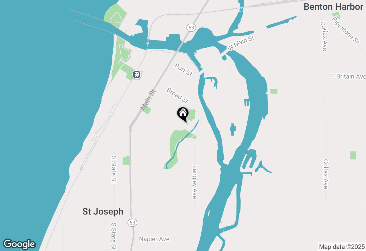 Map of 1210 Guernsey Court, St. Joseph, MI 49085