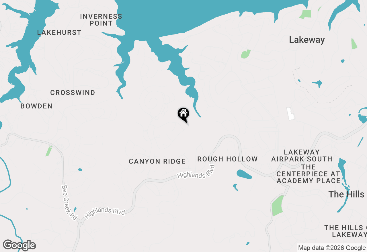 Map of 404 Woodside Ter, Austin, TX 78738