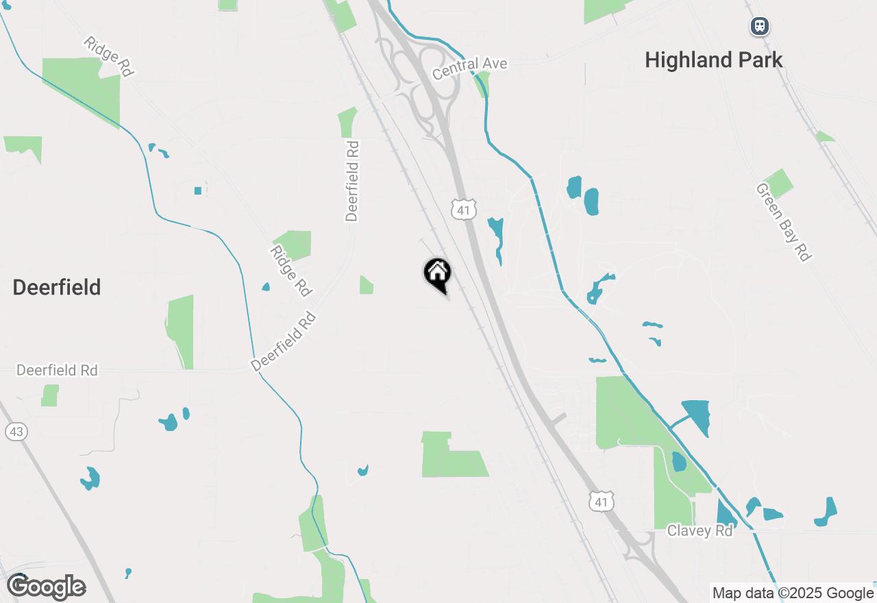 Map of 1621 Grove Avenue, Highland Park, IL 60035
