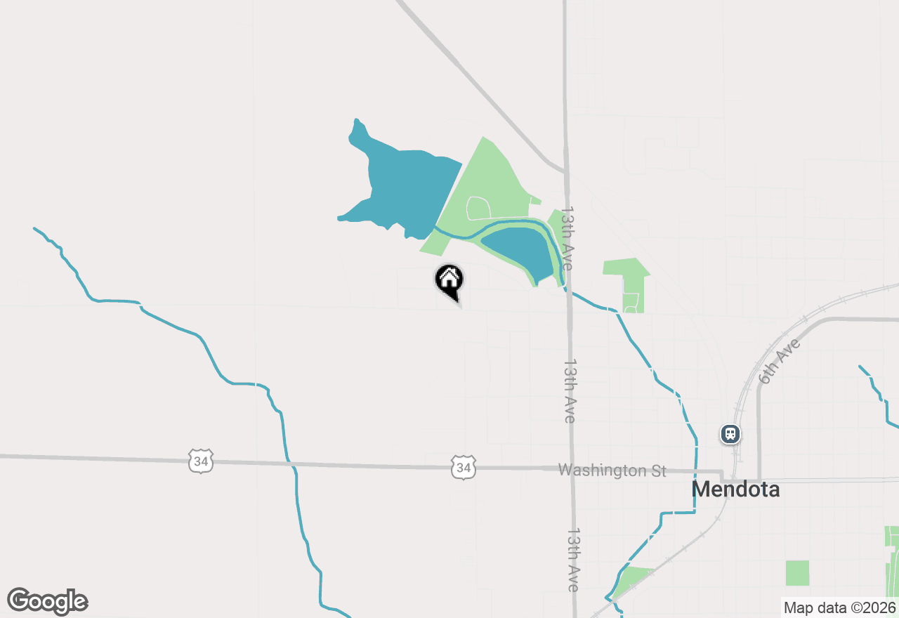 Map of 1504 Meriden Street, Mendota, IL 61342