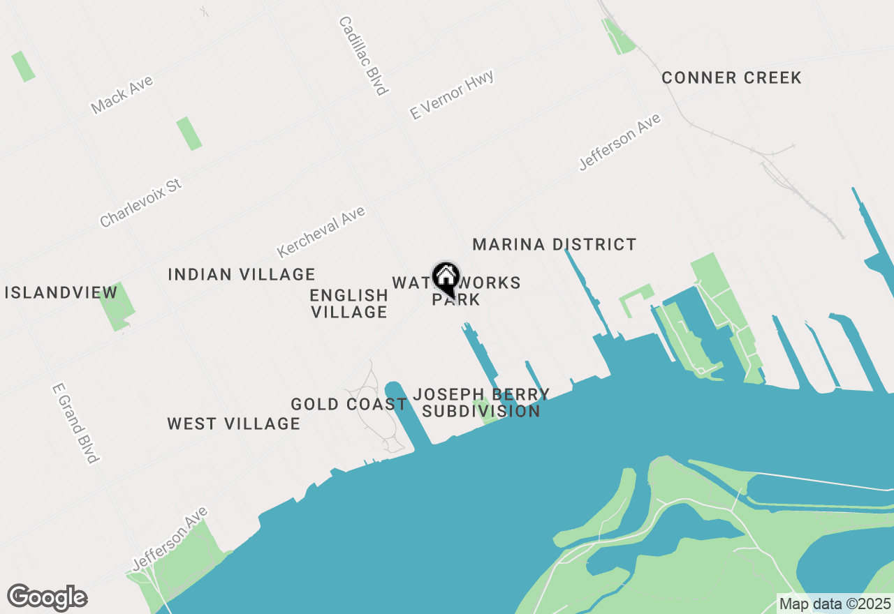 Map of 590 Parkview Drive #201, Detroit, MI 48214