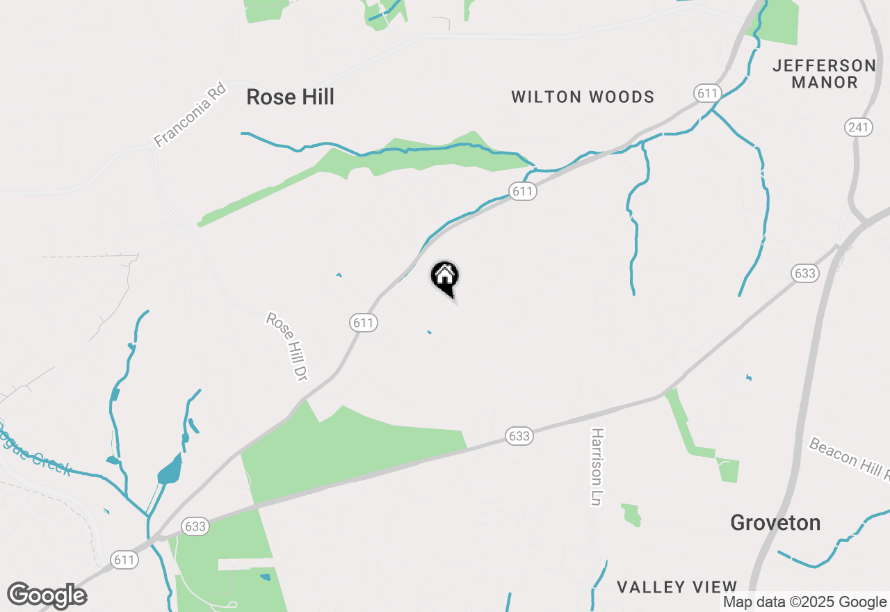 Map of 6402 Virginia Hills Avenue, Alexandria, VA 22310