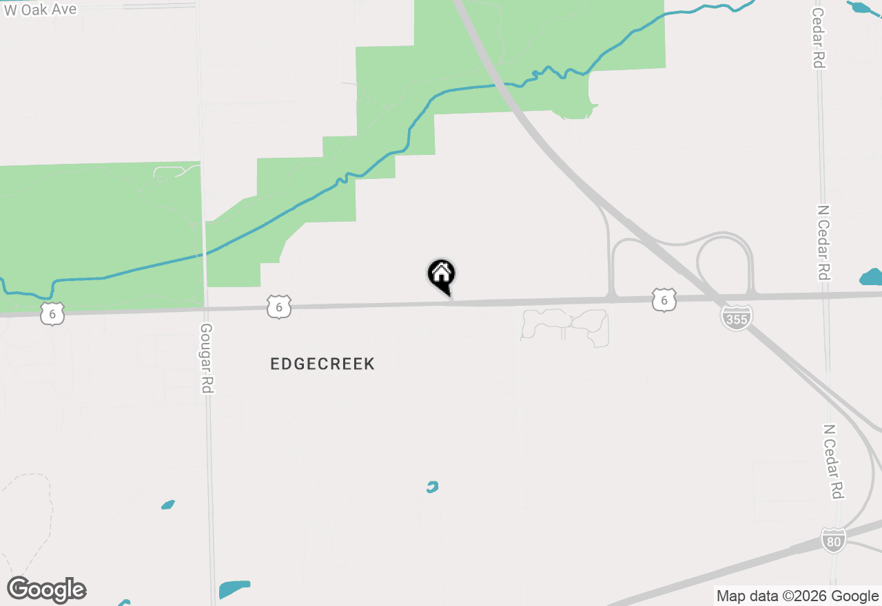 Map of 14119 W Maple Road, Mokena, IL 60448