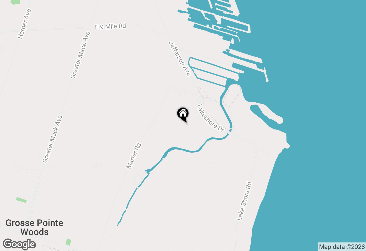 Map of 23213 Greencrest Street, Saint Clair Shores, MI 48080