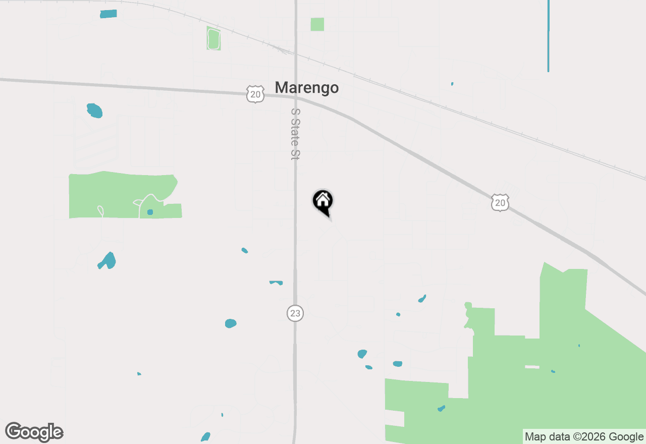 Map of 1006 Ruth Court, Marengo, IL 60152