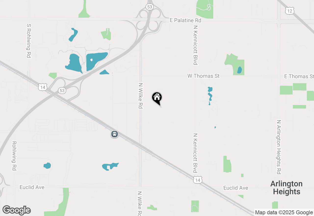 Map of 1251 N Chicago Avenue, Arlington Heights, IL 60004