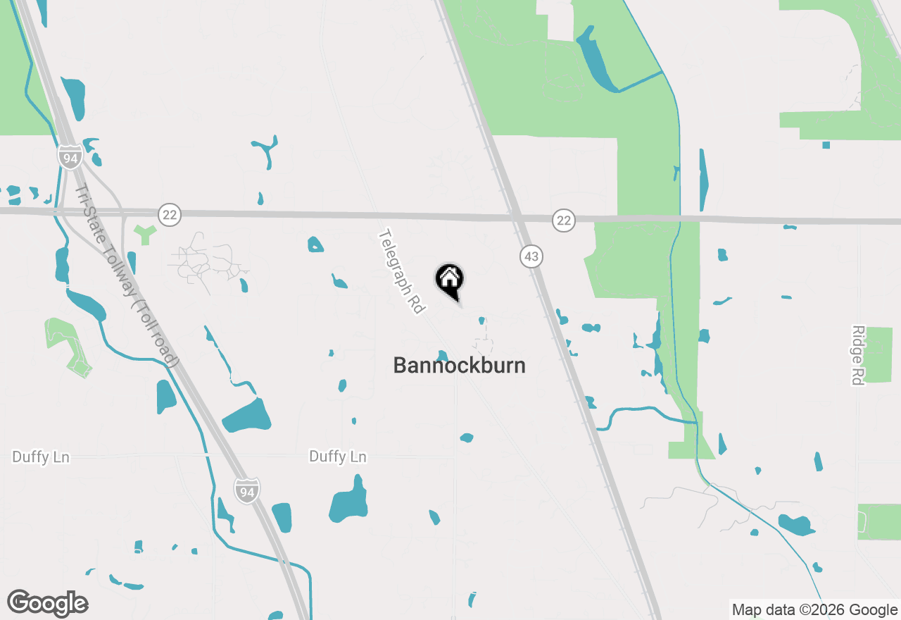 Map of 28 Aberdeen Court, Bannockburn, IL 60015