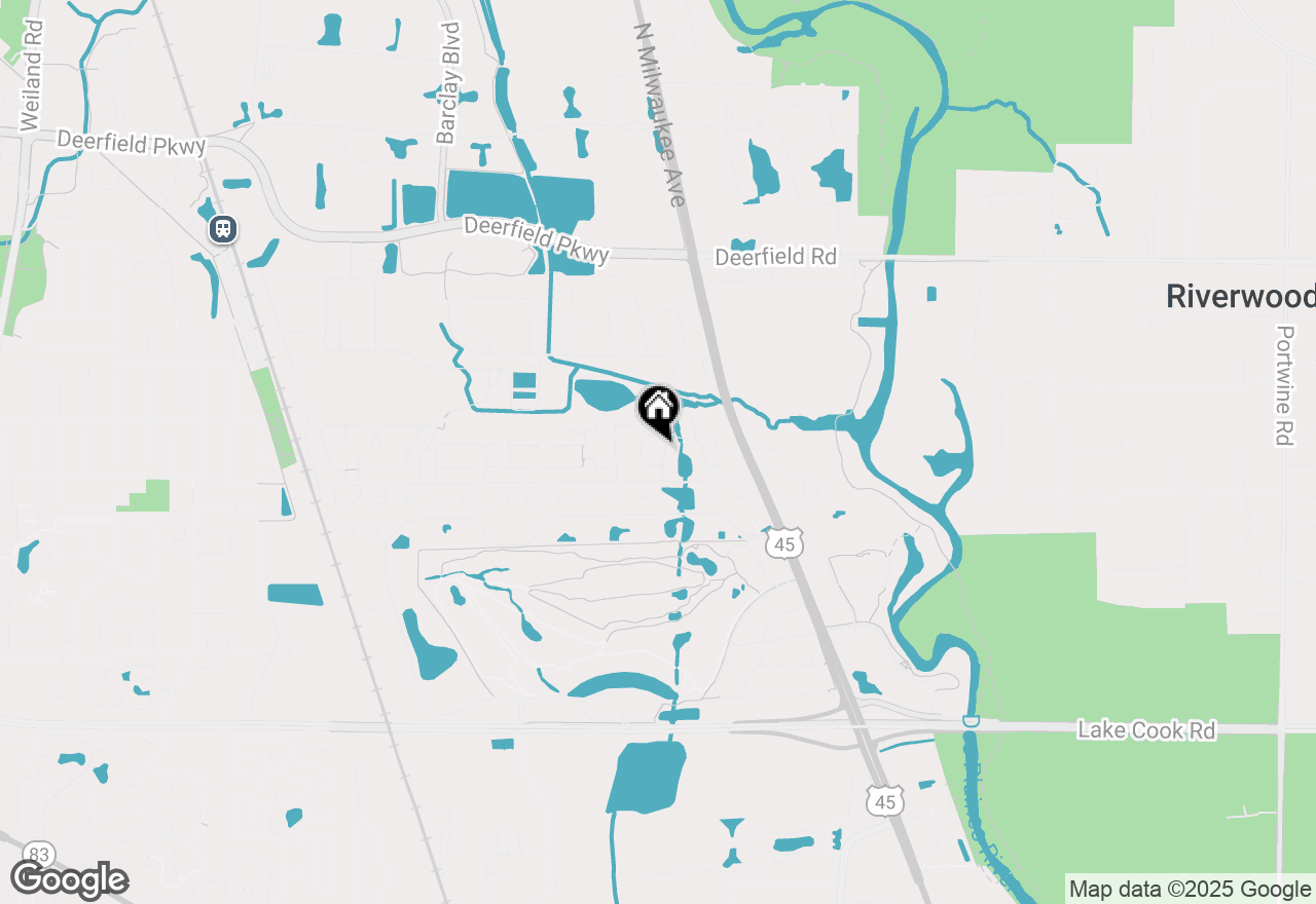 Map of 402 Catbird Lane, Deerfield, IL 60015