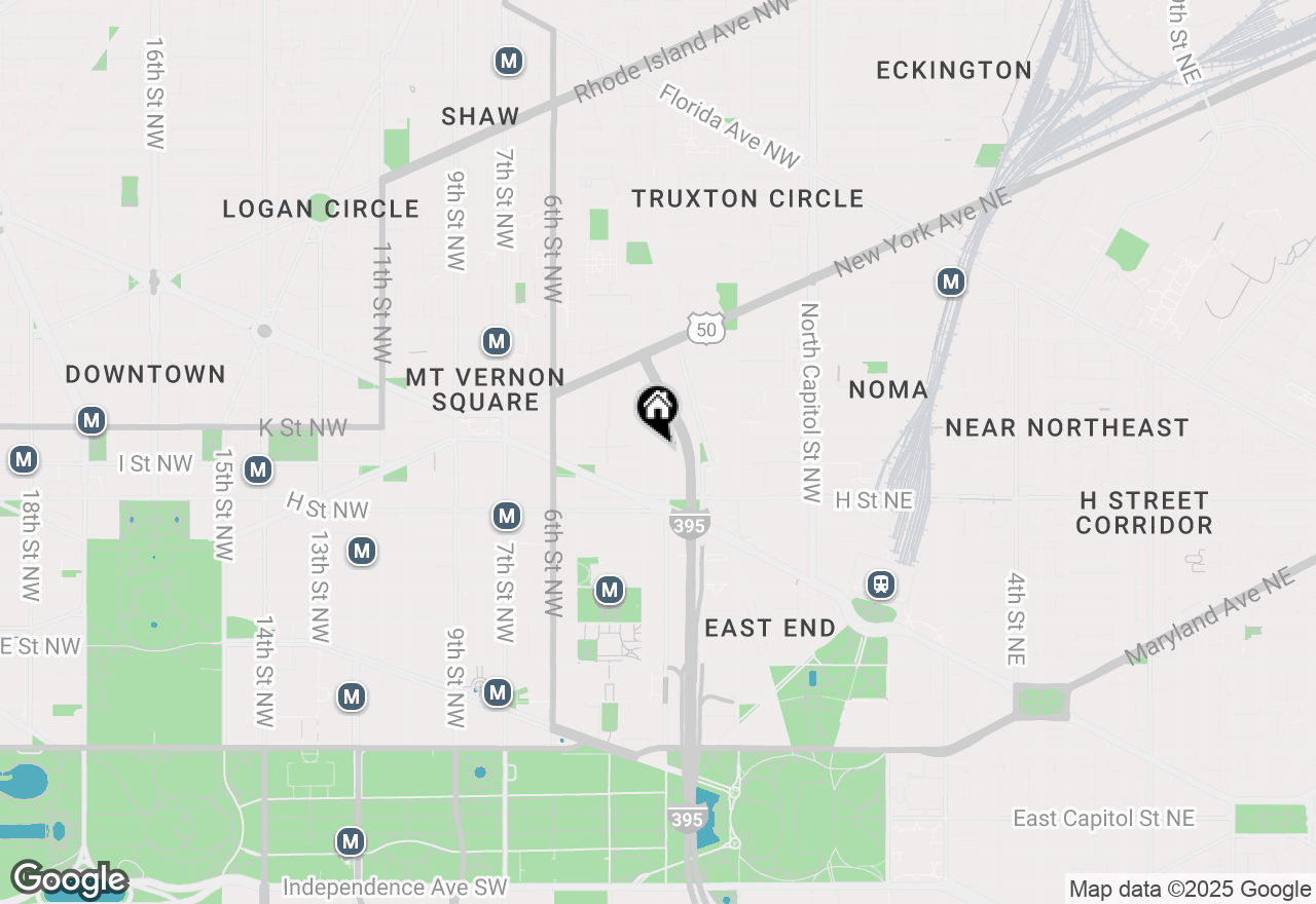 Map of 950 3rd Street Nw #PH 1202, Washington, DC 20001