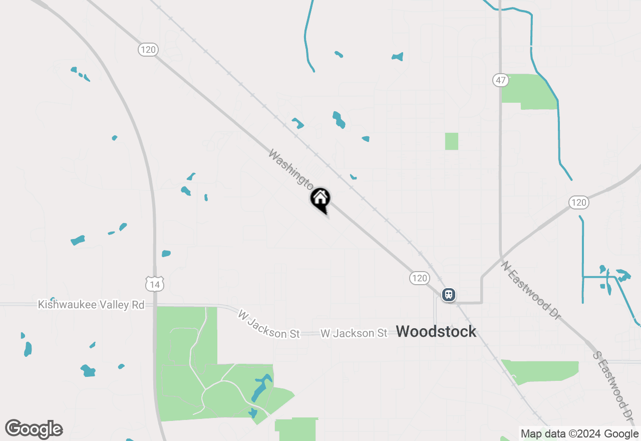 Map of 663 Pleasant Street, Woodstock, IL 60098