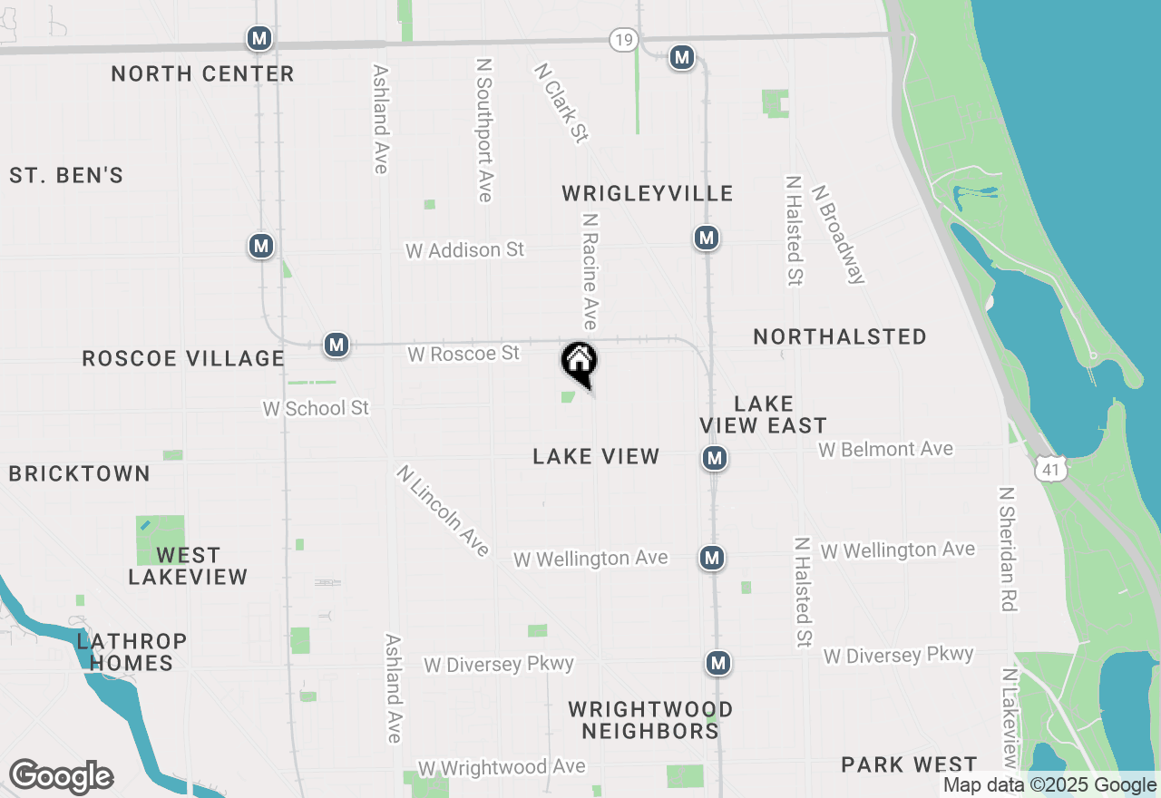 Map of 1214 W School Street, Chicago, IL 60657