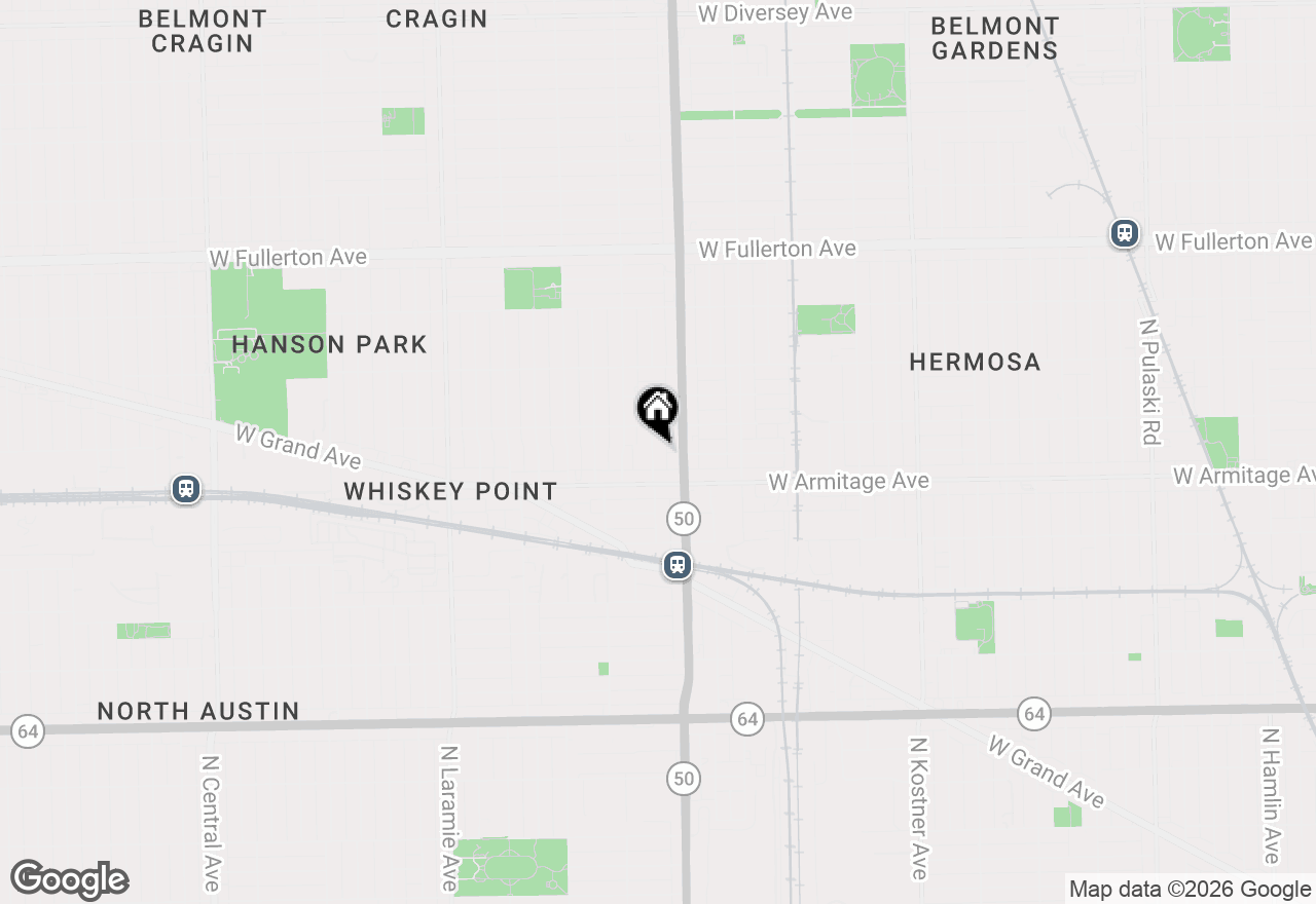 Map of 2033 N La Crosse Avenue, Chicago, IL 60639