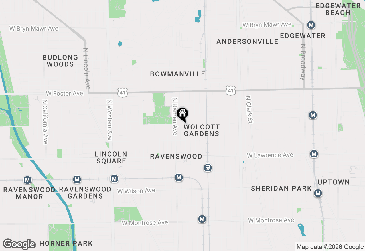 Map of 4956 N Winchester Avenue #2, Chicago, IL 60640