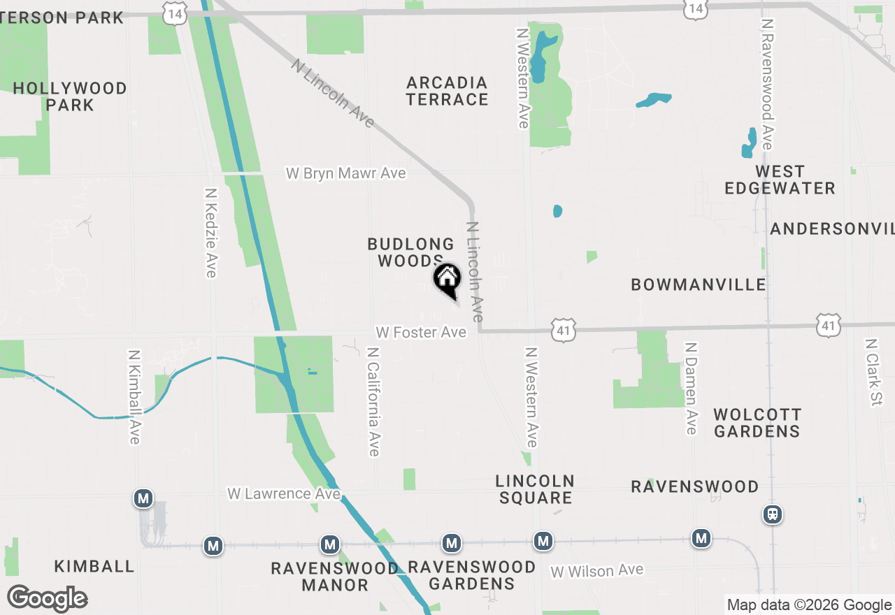 Map of 5230 N Rockwell Street #1, Chicago, IL 60625