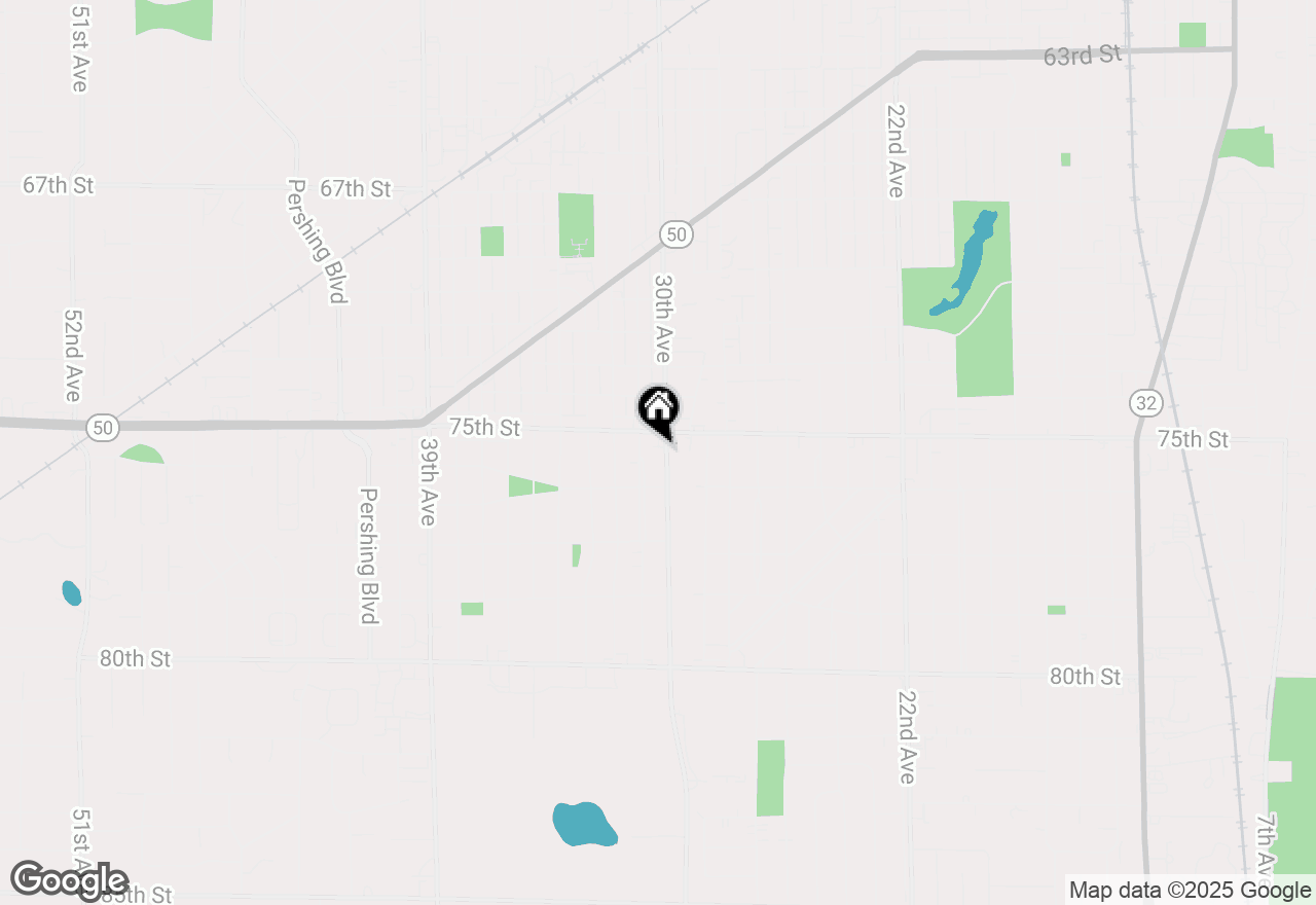 Map of 7518 30th Ave, Kenosha, WI 53142