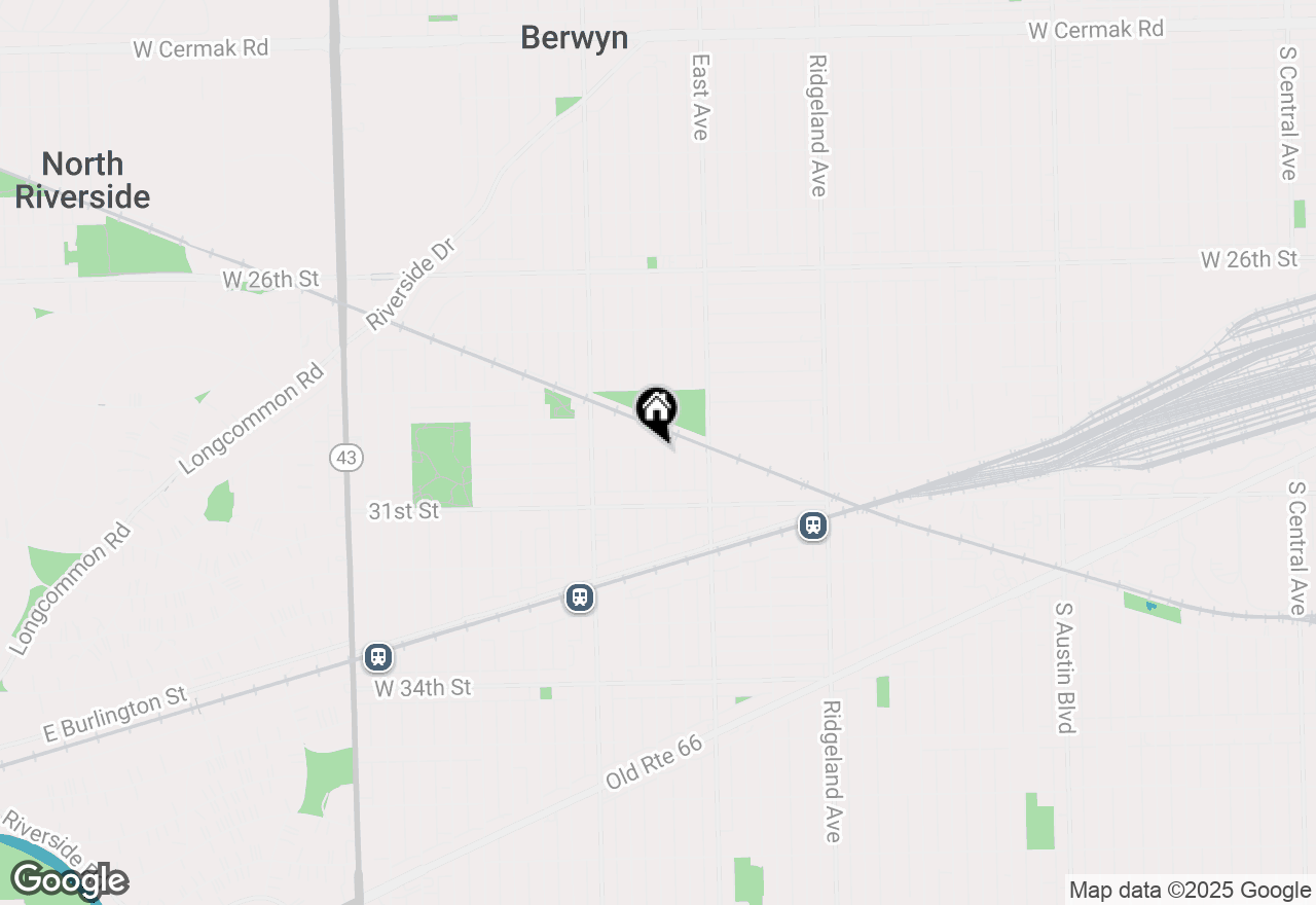 Map of 3003 Wesley Avenue, Berwyn, IL 60402