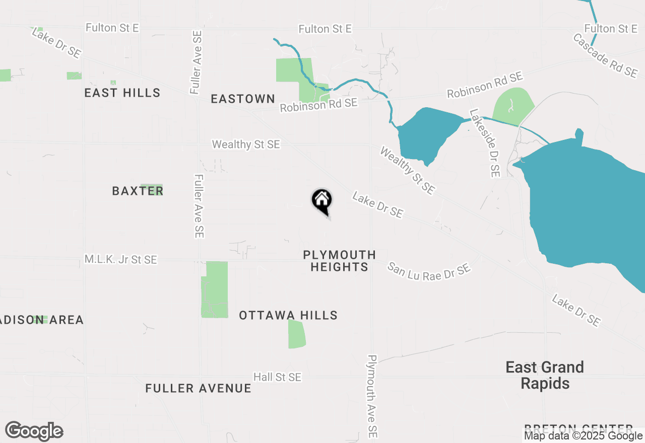 Map of 638 Gladstone Drive Se, East Grand Rapids, MI 49506
