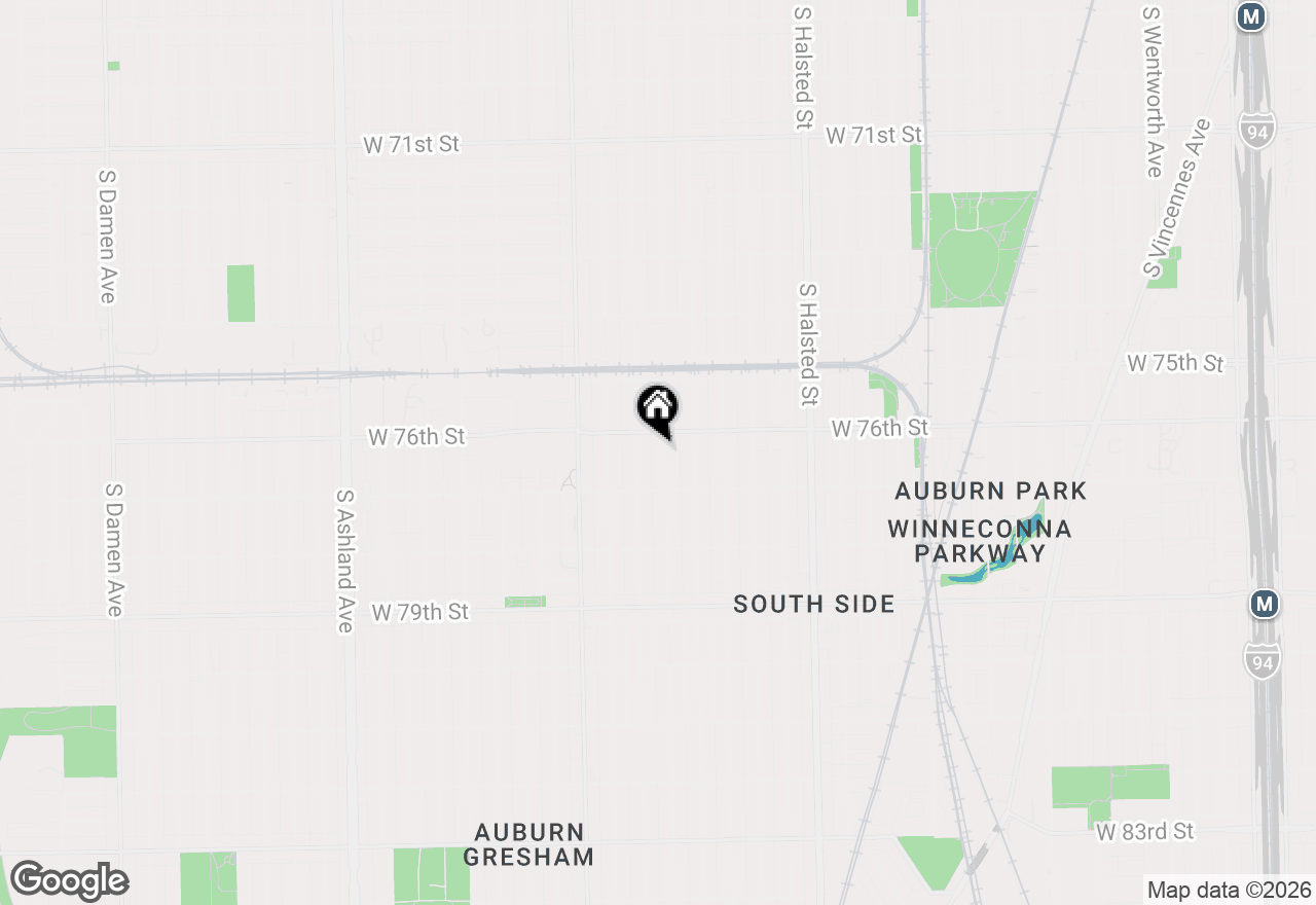 Map of 7618 S Carpenter Street, Chicago, IL 60620