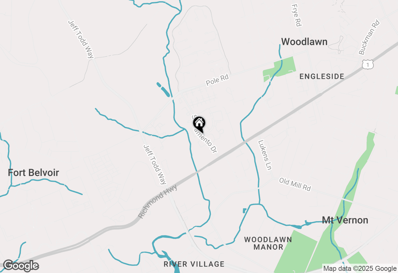 Map of 8694 Venoy Court, Alexandria, VA 22309