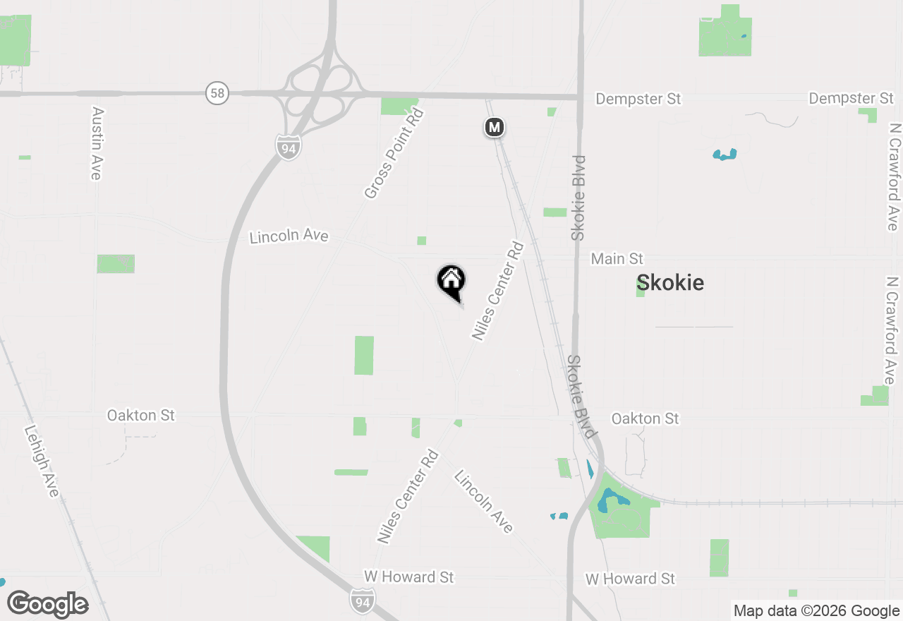 Map of 5105 W Madison Street #1-206, Skokie, IL 60077