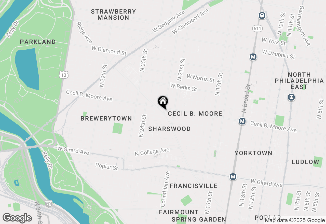 Map of 2201 Ridge Avenue, Philadelphia, PA 19121