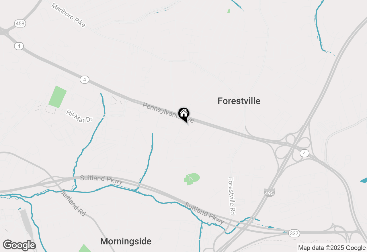 Map of 7103 Donnell Place #C, District Heights, MD 20747