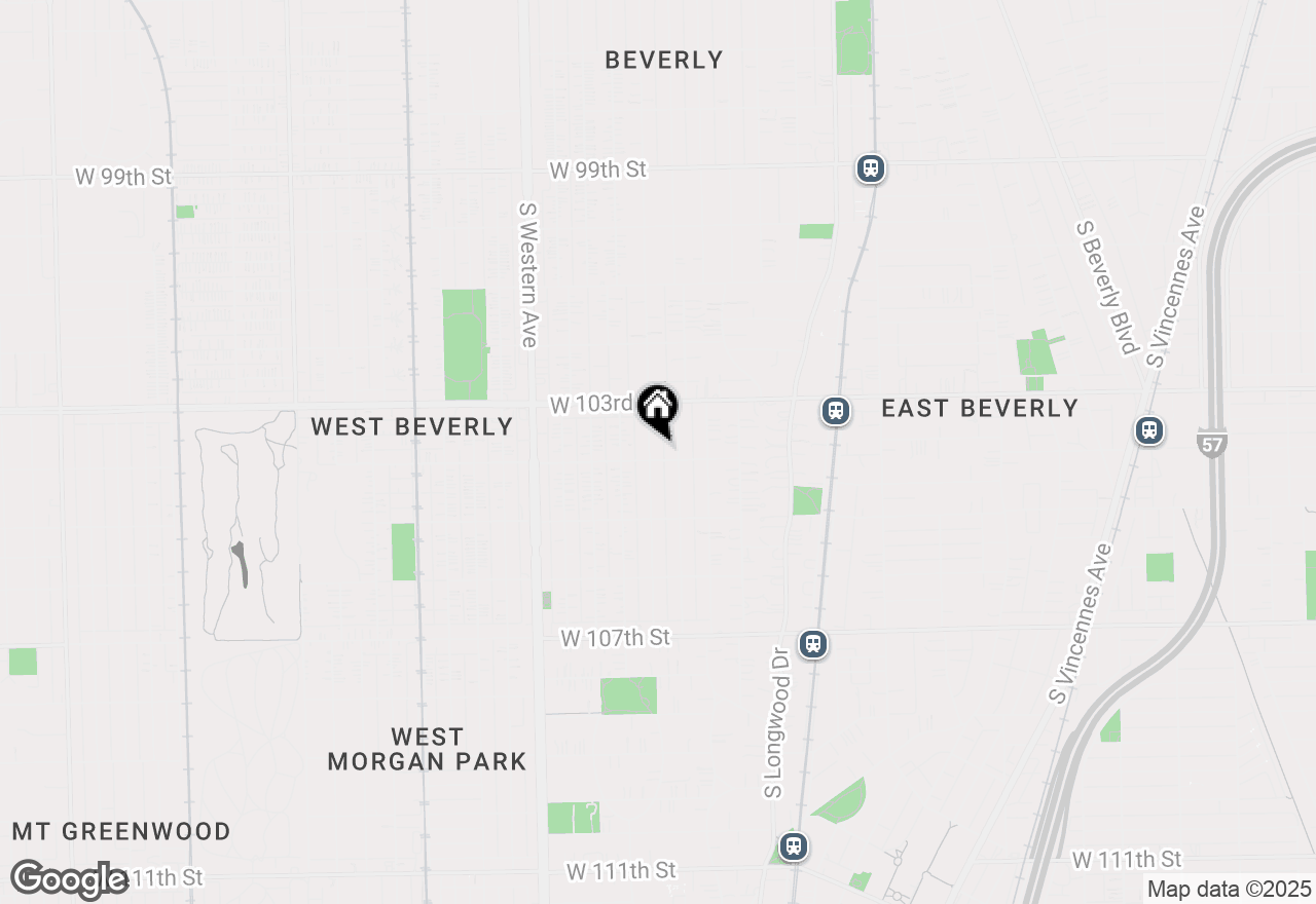 Map of 10351 S Leavitt Street, Chicago, IL 60643