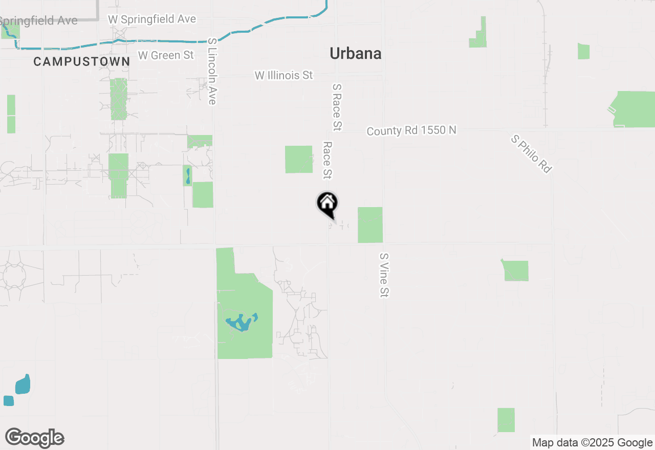 Map of 1506 S Race Street #1, Urbana, IL 61801