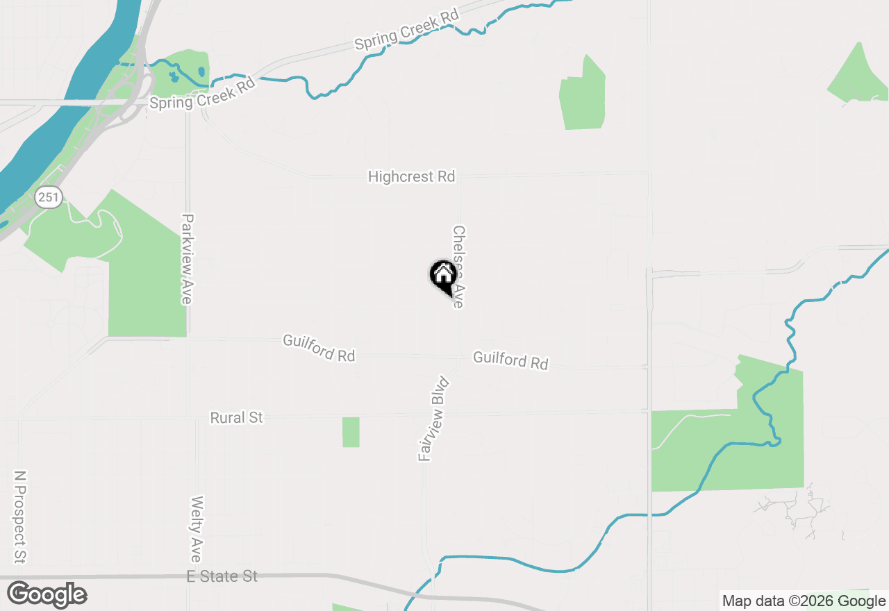 Map of 1103 Scottswood Road, Rockford, IL 61107