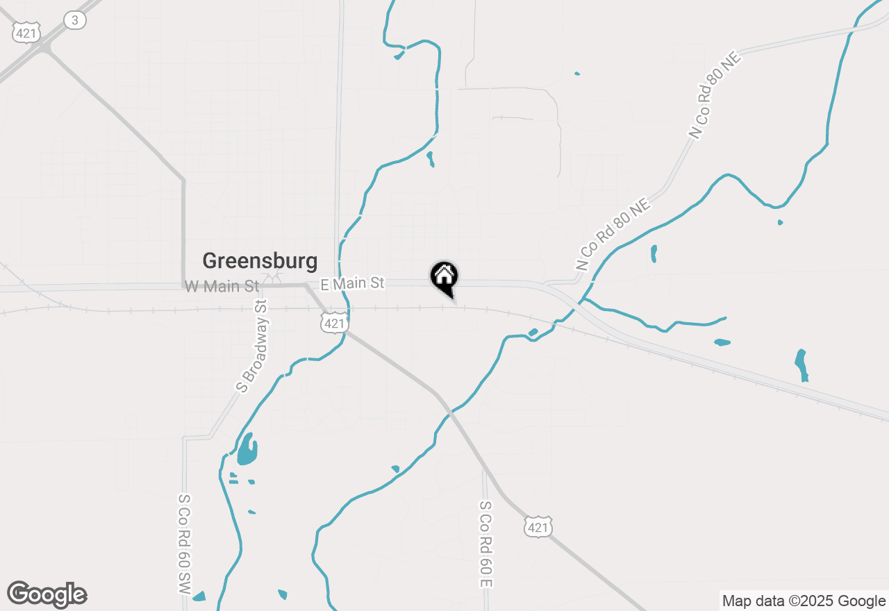 Map of 815 E Main Street, Greensburg, IN 47240