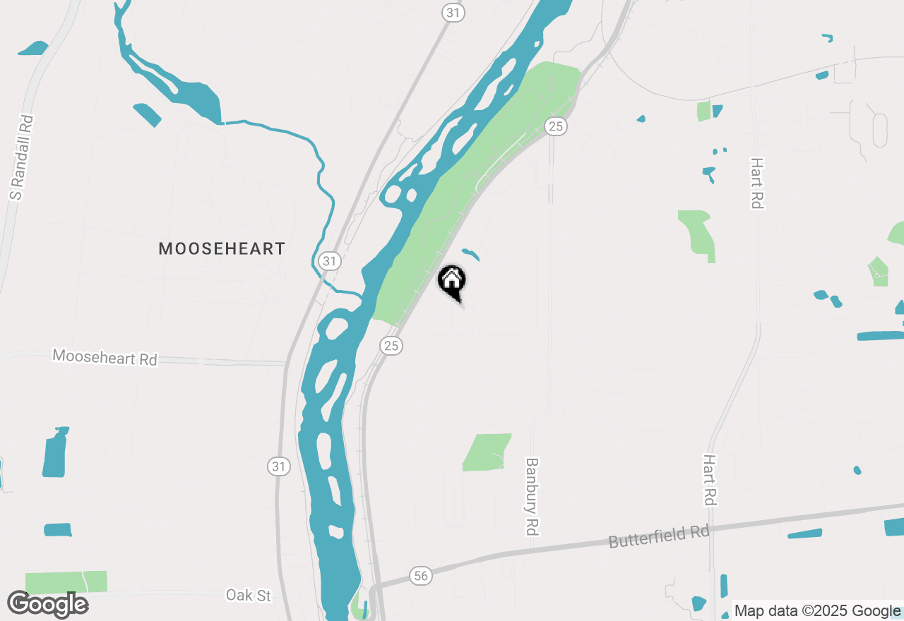 Map of 925 Darwin Street, North Aurora, IL 60542