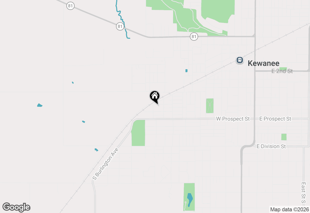 Map of 1231 Western Avenue, Kewanee, IL 61443