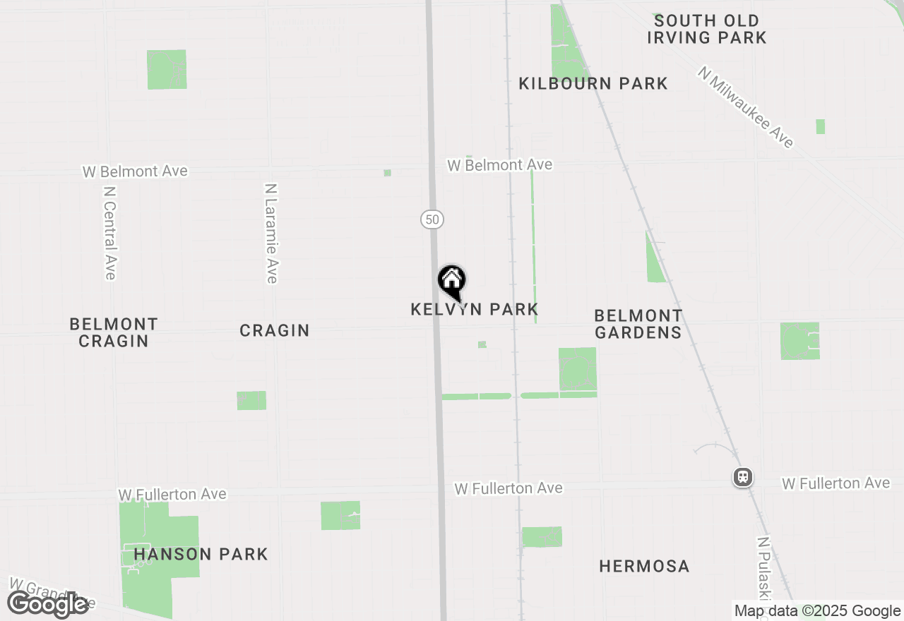 Map of 2822 N Keating Avenue, Chicago, IL 60641