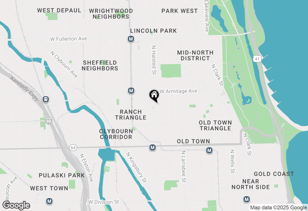 Map of 1910 N Halsted Street #3, Chicago, IL 60614