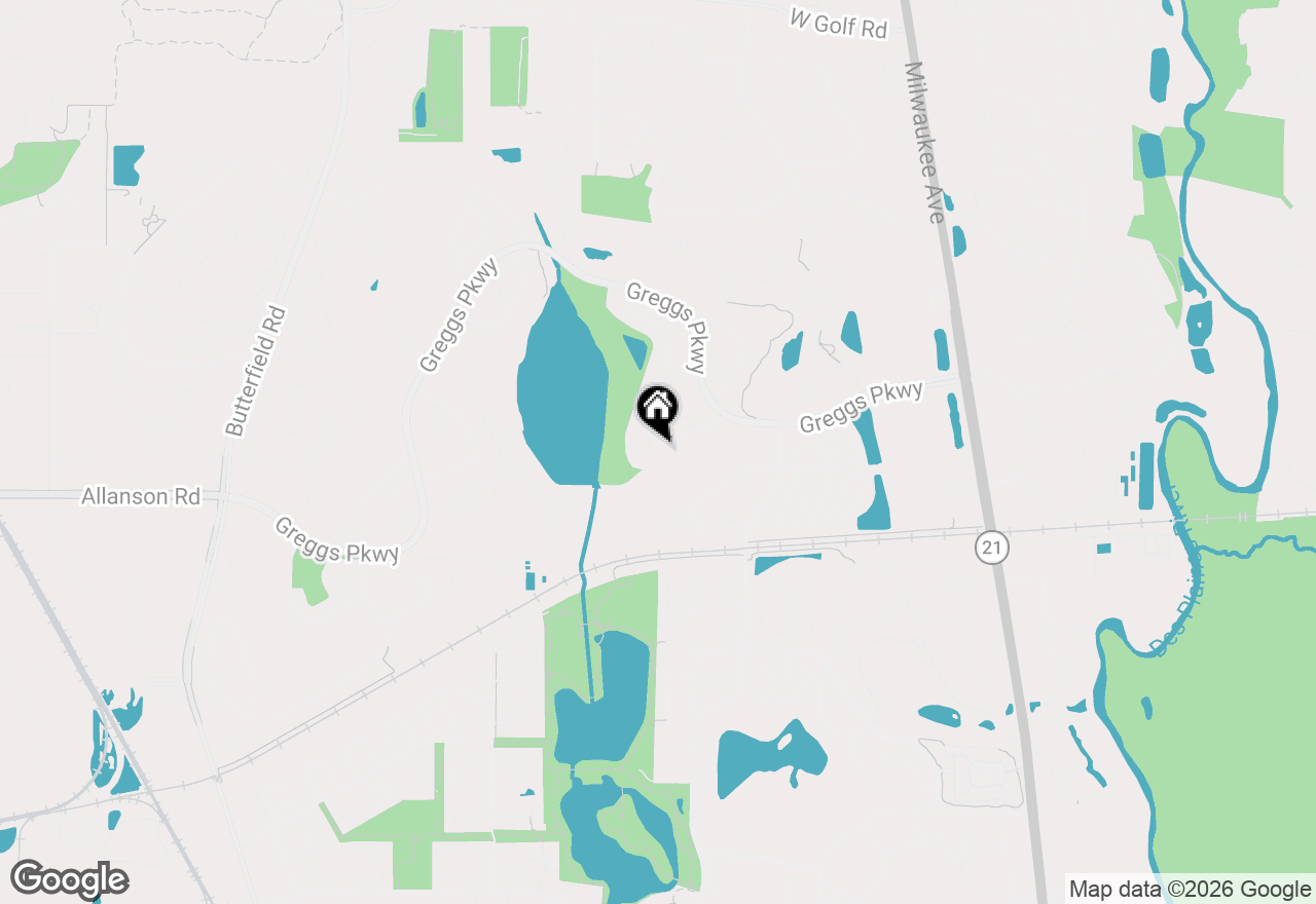 Map of 1652 N Lake Charles Drive, Vernon Hills, IL 60061