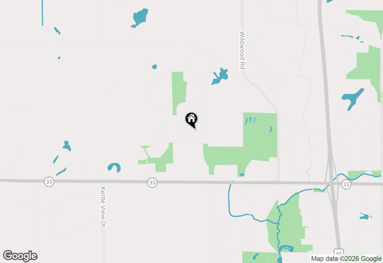 Map of 908 Kings Ridge Ct #E, West Bend, WI 53090