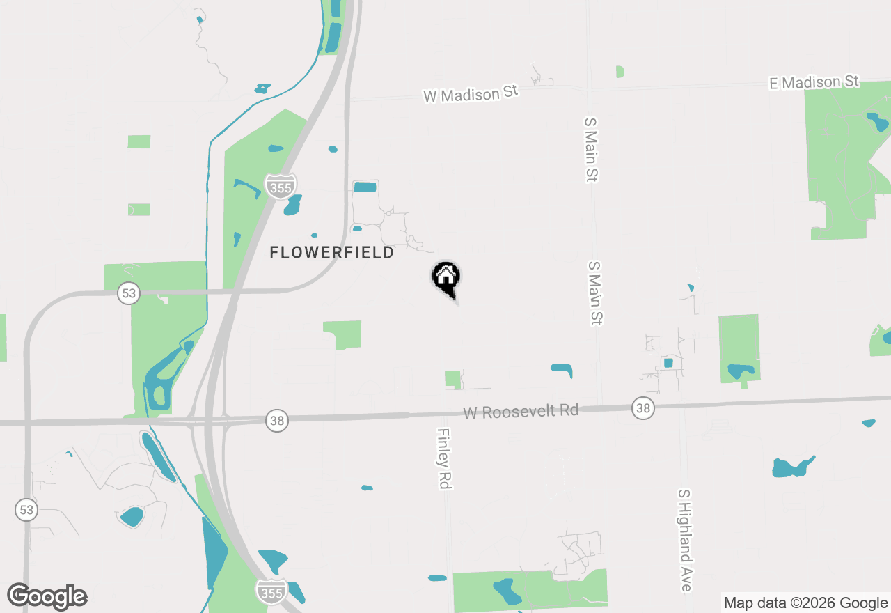 Map of 1073 S Finley Road, Lombard, IL 60148