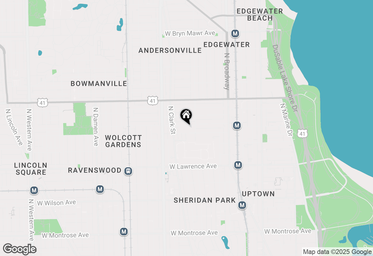 Map of 1435 W Winnemac Avenue, Chicago, IL 60640