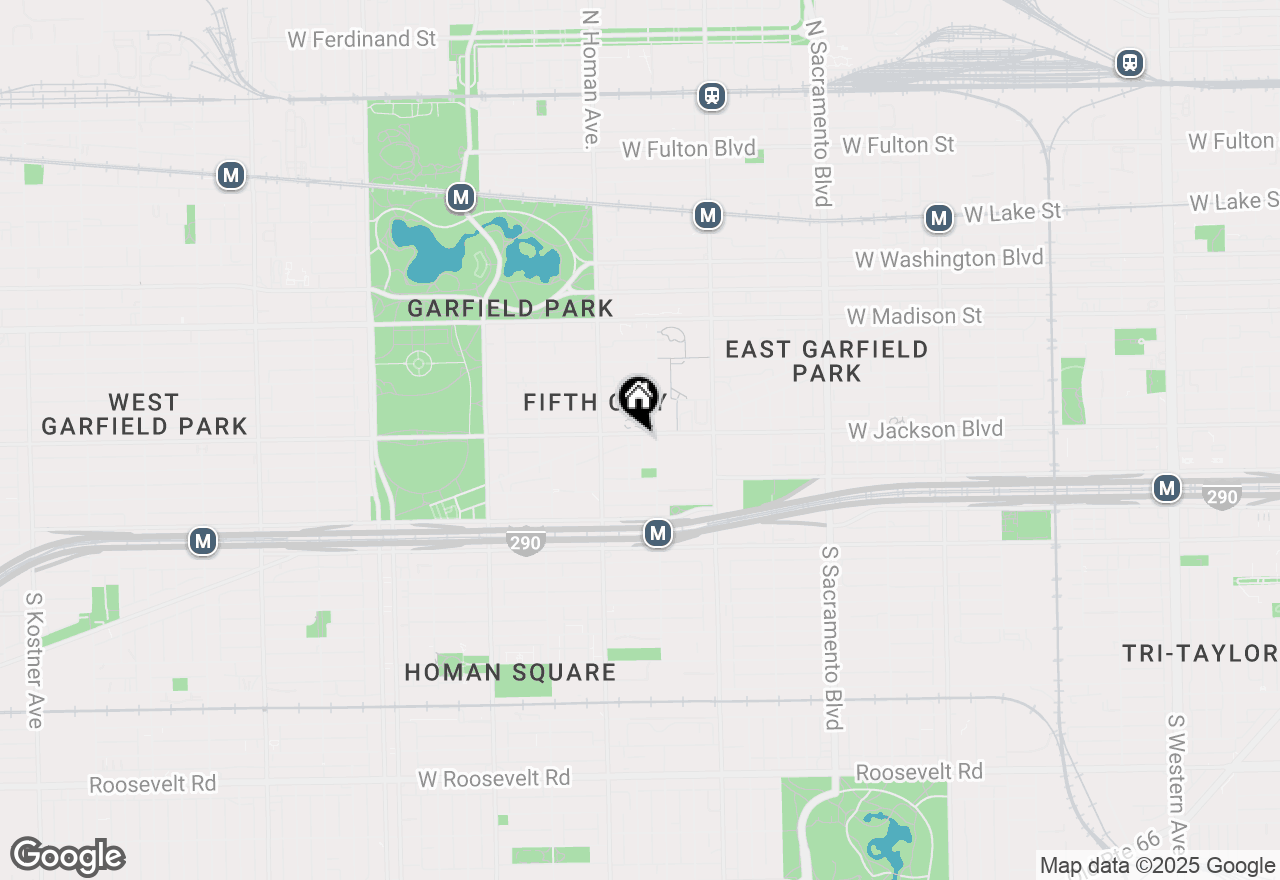 Map of 3319 W Jackson Boulevard, Chicago, IL 60624
