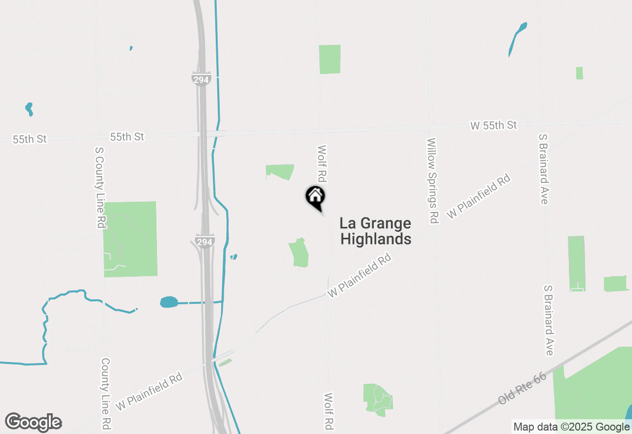 Map of 5816 Wolf Road #3B, Western Springs, IL 60558