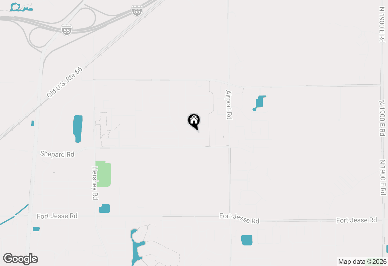 Map of 3225 Marimarsh Lane, Normal, IL 61761